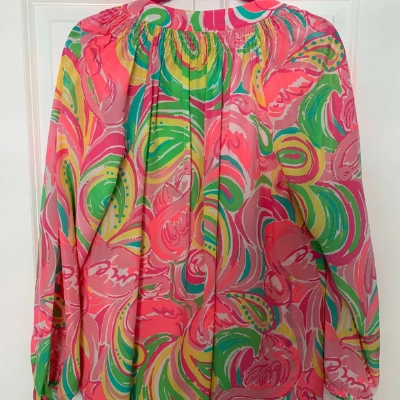 Lilly Pulitzer Tops - Lilly Pulitzer Elsa Top All Nighter
